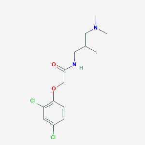 2-(2,4-dichlorophenoxy)-N-[3-(dimethylamino)-2-methylpropyl]acetamide