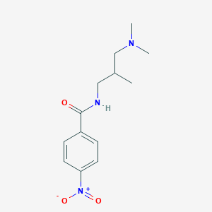 N-[3-(dimethylamino)-2-methylpropyl]-4-nitrobenzamide