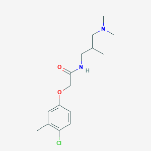 2-(4-chloro-3-methylphenoxy)-N-[3-(dimethylamino)-2-methylpropyl]acetamide