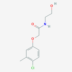 2-(4-chloro-3-methylphenoxy)-N-(2-hydroxyethyl)acetamide