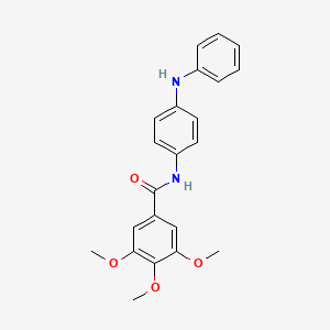 N-(4-anilinophenyl)-3,4,5-trimethoxybenzamide