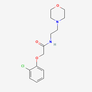 2-(2-chlorophenoxy)-N-(2-morpholin-4-ylethyl)acetamide