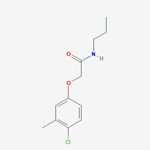 2-(4-chloro-3-methylphenoxy)-N-propylacetamide