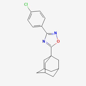 5-(1-adamantyl)-3-(4-chlorophenyl)-1,2,4-oxadiazole