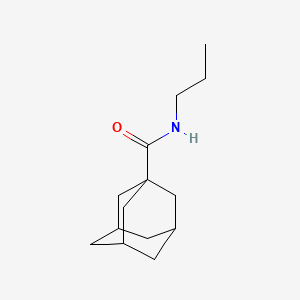 molecular formula C14H23NO B3949099 N-propyl-1-adamantanecarboxamide 