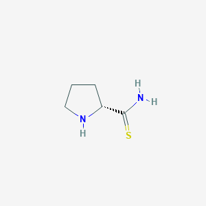 molecular formula C5H10N2S B039491 (2R)-Pyrrolidine-2-carbothioamide CAS No. 117175-43-6