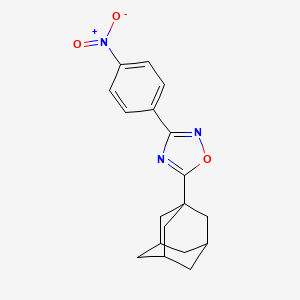 3-(4-Nitrophenyl)-5-(tricyclo[3.3.1.1~3,7~]dec-1-yl)-1,2,4-oxadiazole