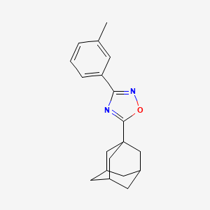 3-(3-Methylphenyl)-5-(tricyclo[3.3.1.1~3,7~]dec-1-yl)-1,2,4-oxadiazole