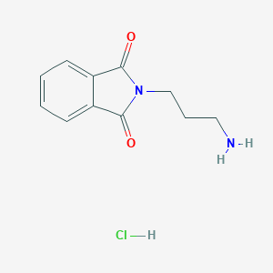 molecular formula C11H13ClN2O2 B039492 2-(3-Aminopropyl)isoindoline-1,3-dione hydrochloride CAS No. 121821-01-0