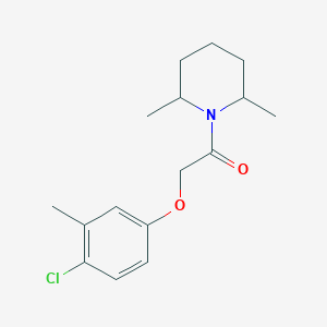 1-[(4-chloro-3-methylphenoxy)acetyl]-2,6-dimethylpiperidine