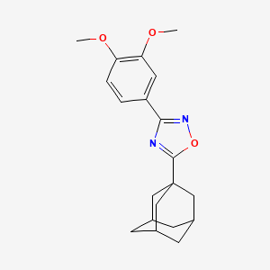 5-(ADAMANTAN-1-YL)-3-(3,4-DIMETHOXYPHENYL)-1,2,4-OXADIAZOLE