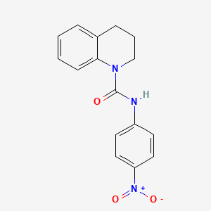 N-(4-nitrophenyl)-3,4-dihydro-1(2H)-quinolinecarboxamide