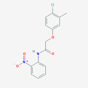 2-(4-chloro-3-methylphenoxy)-N-(2-nitrophenyl)acetamide