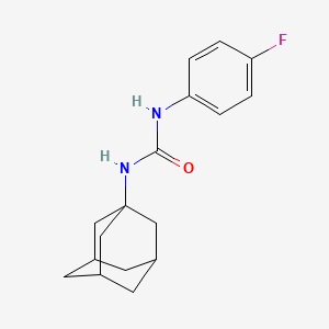 molecular formula C17H21FN2O B3949356 N-1-adamantyl-N'-(4-fluorophenyl)urea 