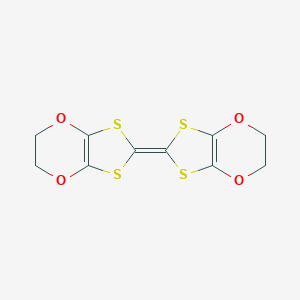 molecular formula C10H8O4S4 B039494 双(乙二氧)四硫富瓦伦 CAS No. 120120-58-3