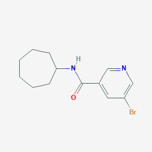 molecular formula C13H17BrN2O B394944 5-bromo-N-cycloheptylpyridine-3-carboxamide 