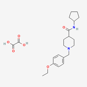 N-cyclopentyl-1-(4-ethoxybenzyl)-4-piperidinecarboxamide oxalate