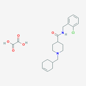 N-(2-chlorobenzyl)-1-(3-cyclohexen-1-ylmethyl)-4-piperidinecarboxamide oxalate