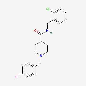 N-(2-chlorobenzyl)-1-(4-fluorobenzyl)-4-piperidinecarboxamide