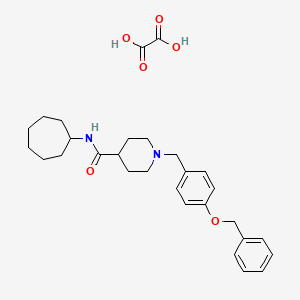 1-[4-(benzyloxy)benzyl]-N-cycloheptyl-4-piperidinecarboxamide oxalate