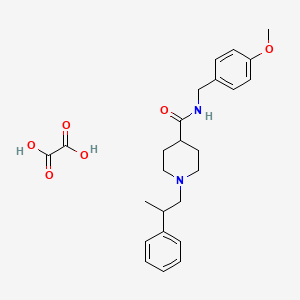 N-(4-methoxybenzyl)-1-(2-phenylpropyl)-4-piperidinecarboxamide oxalate