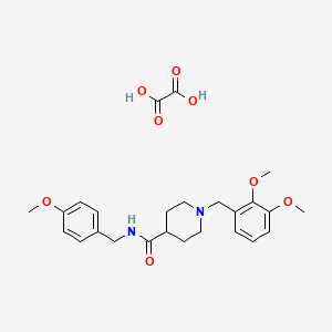 1-(2,3-dimethoxybenzyl)-N-(4-methoxybenzyl)-4-piperidinecarboxamide oxalate