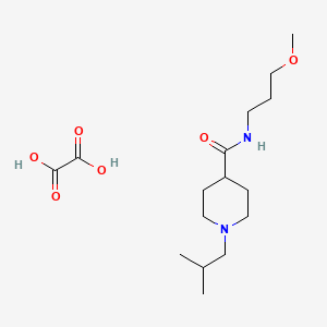 1-isobutyl-N-(3-methoxypropyl)-4-piperidinecarboxamide oxalate