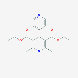 molecular formula C19H24N2O4 B394974 Diethyl 1,2,6-trimethyl-1,4-dihydro-4,4'-bipyridine-3,5-dicarboxylate 