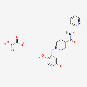 1-(2,5-dimethoxybenzyl)-N-(2-pyridinylmethyl)-4-piperidinecarboxamide oxalate