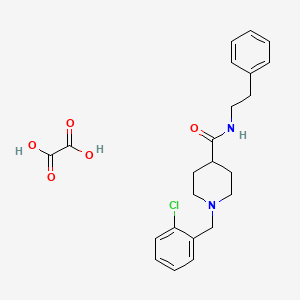 1-(2-chlorobenzyl)-N-(2-phenylethyl)-4-piperidinecarboxamide oxalate