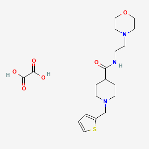 N-[2-(4-morpholinyl)ethyl]-1-(2-thienylmethyl)-4-piperidinecarboxamide oxalate