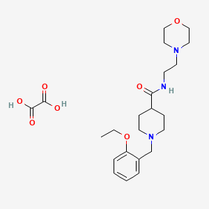 1-(2-ethoxybenzyl)-N-[2-(4-morpholinyl)ethyl]-4-piperidinecarboxamide oxalate