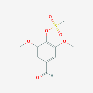 molecular formula C10H12O6S B394992 4-Formyl-2,6-dimethoxyphenyl methanesulfonate 