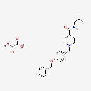 1-[4-(benzyloxy)benzyl]-N-isobutyl-4-piperidinecarboxamide oxalate