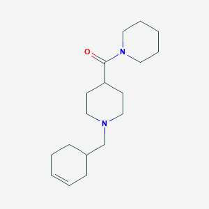 [1-(cyclohex-3-en-1-ylmethyl)piperidin-4-yl]-piperidin-1-ylmethanone