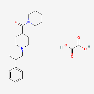 Oxalic acid;[1-(2-phenylpropyl)piperidin-4-yl]-piperidin-1-ylmethanone