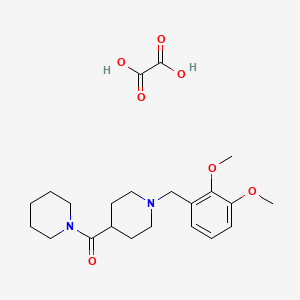 1-(2,3-dimethoxybenzyl)-4-(1-piperidinylcarbonyl)piperidine oxalate