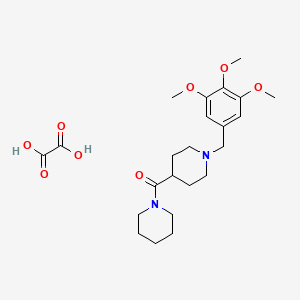 4-(1-piperidinylcarbonyl)-1-(3,4,5-trimethoxybenzyl)piperidine oxalate