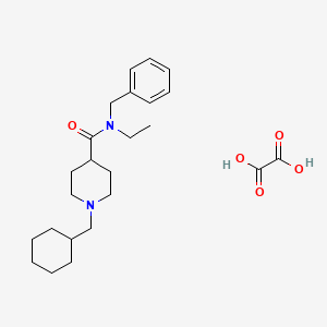 N-benzyl-1-(cyclohexylmethyl)-N-ethyl-4-piperidinecarboxamide oxalate