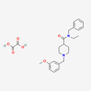 N-benzyl-N-ethyl-1-(3-methoxybenzyl)-4-piperidinecarboxamide oxalate