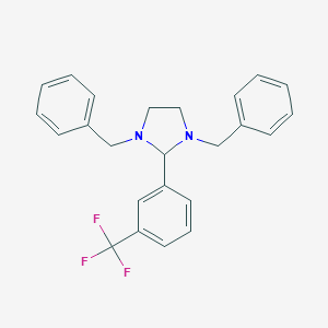 molecular formula C24H23F3N2 B395012 1,3-Dibenzyl-2-[3-(trifluoromethyl)phenyl]imidazolidine 
