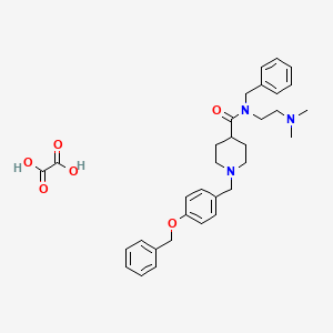 N-benzyl-1-[4-(benzyloxy)benzyl]-N-[2-(dimethylamino)ethyl]-4-piperidinecarboxamide oxalate