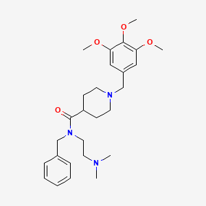 N-benzyl-N-[2-(dimethylamino)ethyl]-1-(3,4,5-trimethoxybenzyl)-4-piperidinecarboxamide