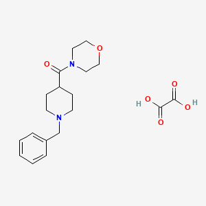 (1-Benzylpiperidin-4-yl)-morpholin-4-ylmethanone;oxalic acid