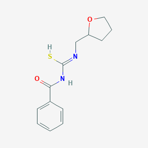 molecular formula C13H16N2O2S B395018 N-Benzoyl-N'-(tetrahydro-2-furanylmethyl)thiourea CAS No. 355817-49-1