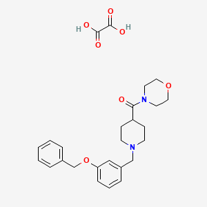 4-({1-[3-(benzyloxy)benzyl]-4-piperidinyl}carbonyl)morpholine oxalate