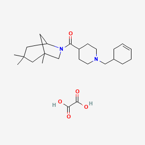 6-{[1-(3-cyclohexen-1-ylmethyl)-4-piperidinyl]carbonyl}-1,3,3-trimethyl-6-azabicyclo[3.2.1]octane oxalate