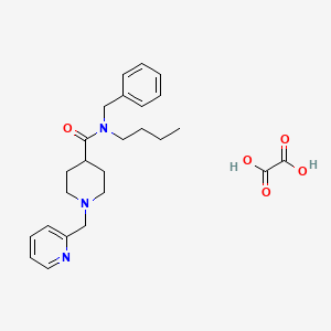 N-benzyl-N-butyl-1-(2-pyridinylmethyl)-4-piperidinecarboxamide oxalate