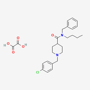 N-benzyl-N-butyl-1-(4-chlorobenzyl)-4-piperidinecarboxamide oxalate