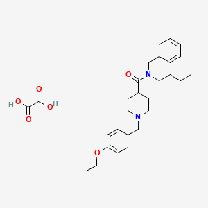 N-benzyl-N-butyl-1-(4-ethoxybenzyl)-4-piperidinecarboxamide oxalate